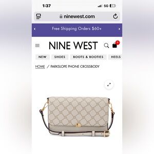 NWT Parkslope Nine West crossbody bag